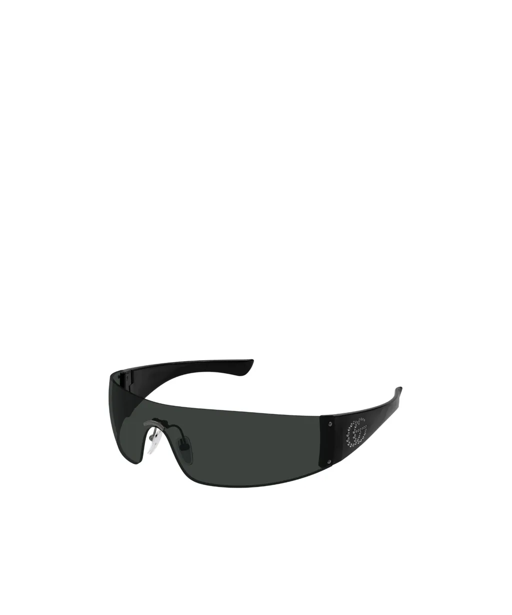 Gucci Eyewear Gradient Lense Shield Sunglasses