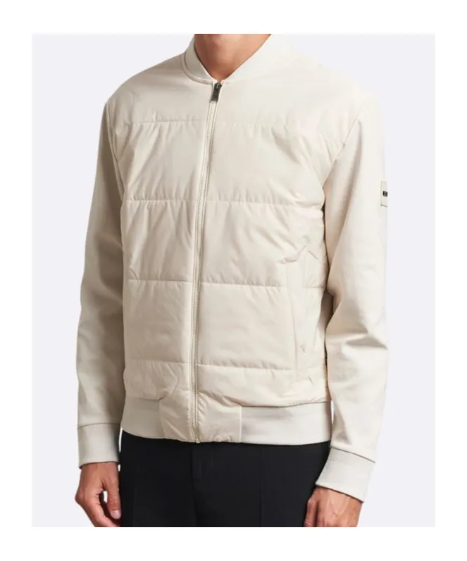 Quilted Bomber Jacket