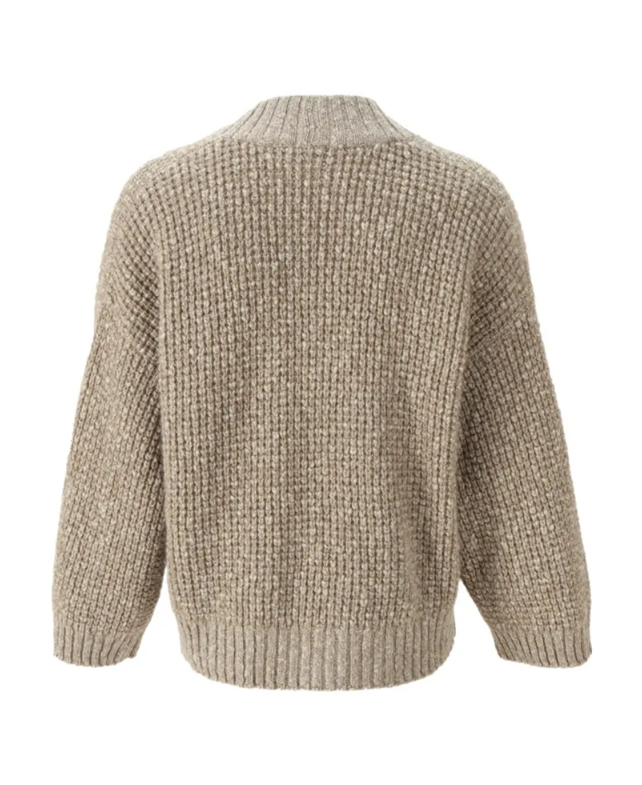 V-Neck Button Knitted Cardigan