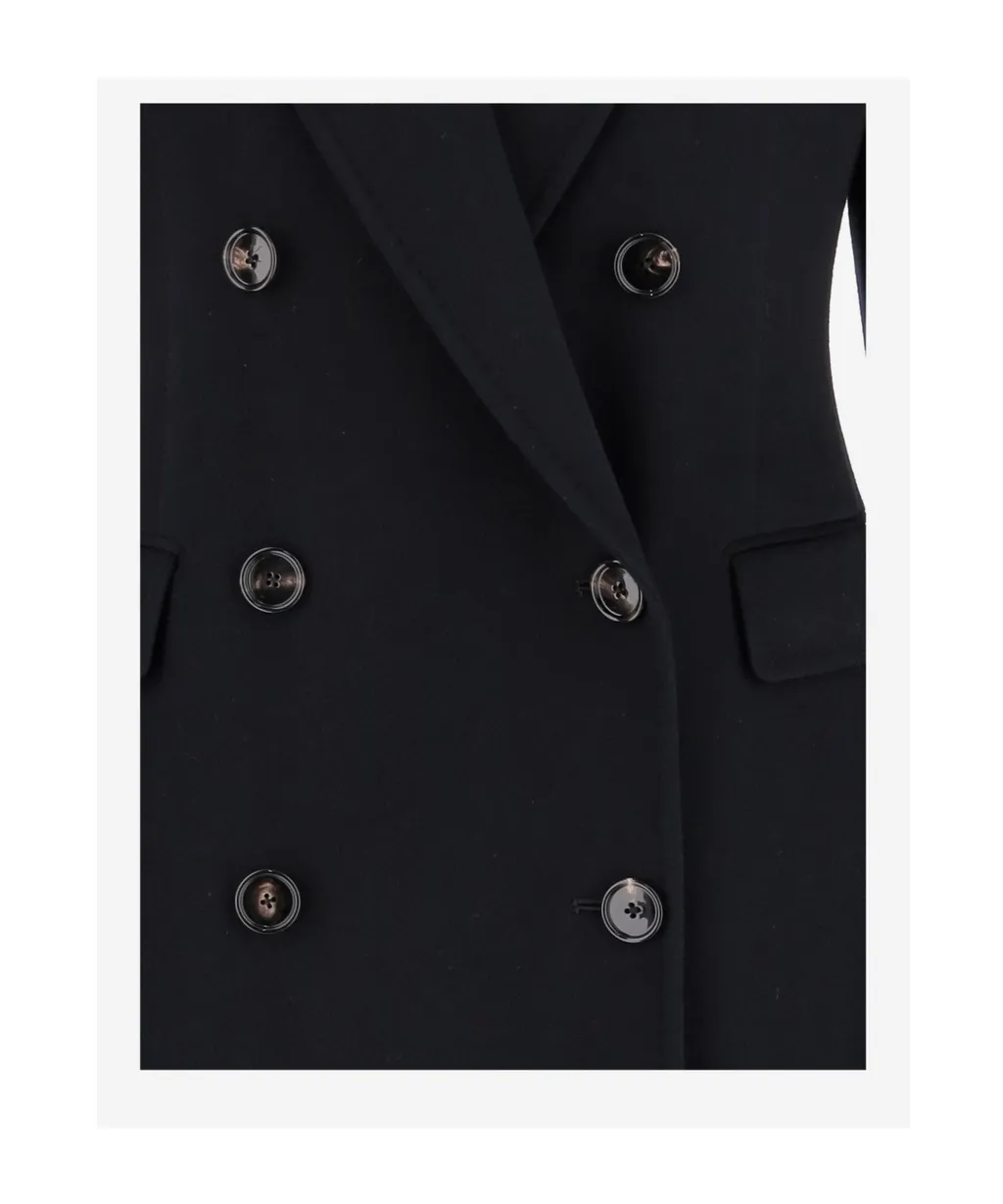 Double-Breasted Cashmere Coat
