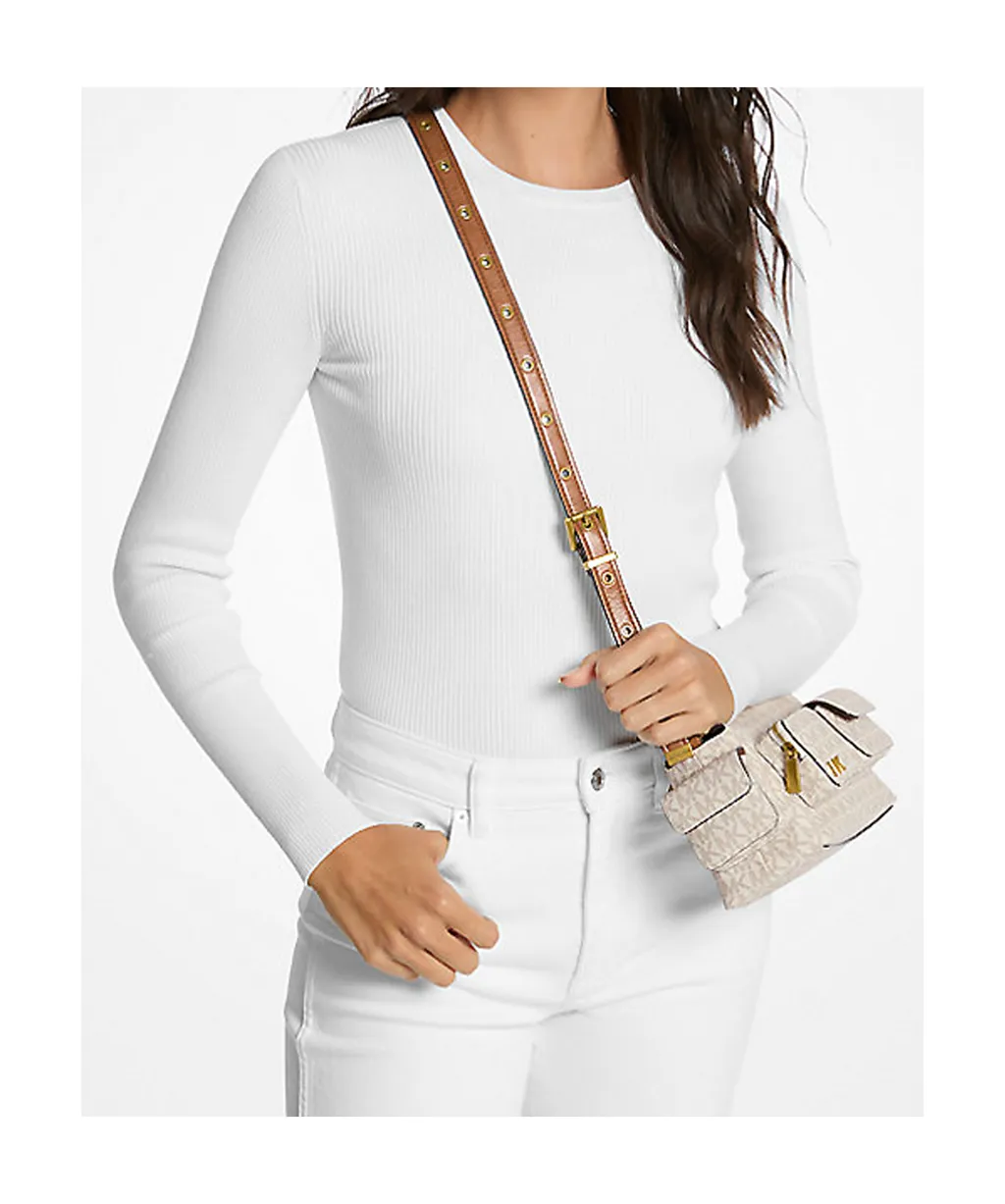 Michael Michael Kors Dakota Small Signature Logo Shoulder Bag