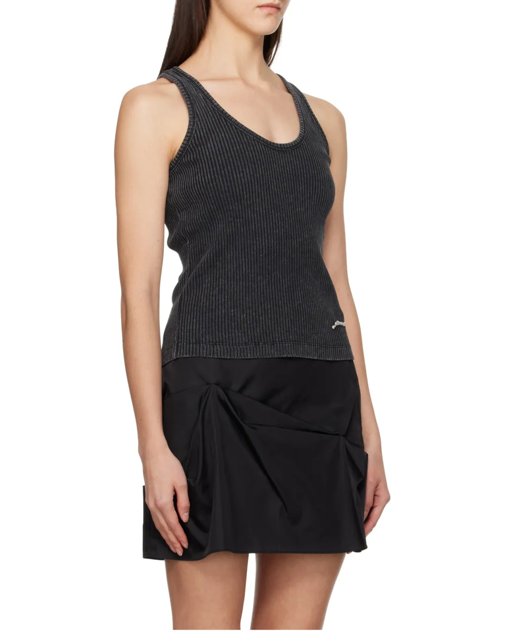 Black Washed Tank Top