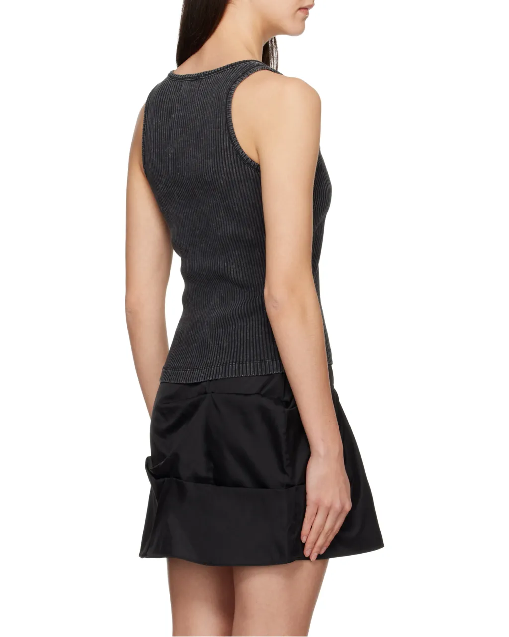 Black Washed Tank Top