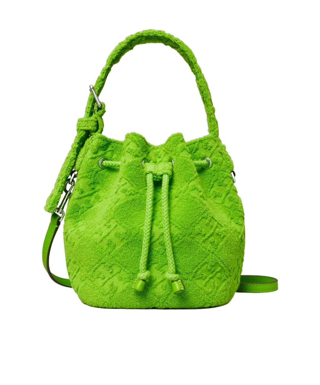 Mini T Monogram Terry Bucket Bag