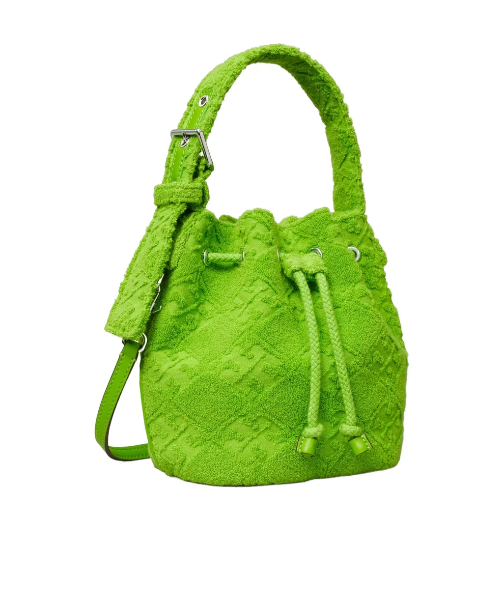 Mini T Monogram Terry Bucket Bag