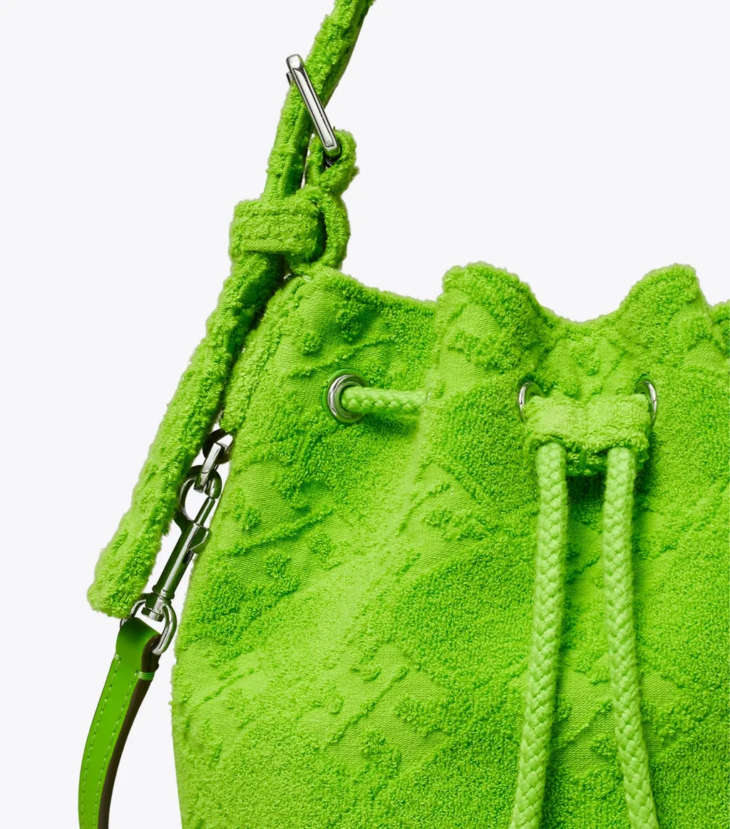 Mini T Monogram Terry Bucket Bag