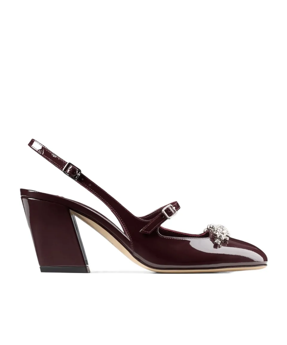 Jimmy Choo Belinda Embellished Round Toe Pumps