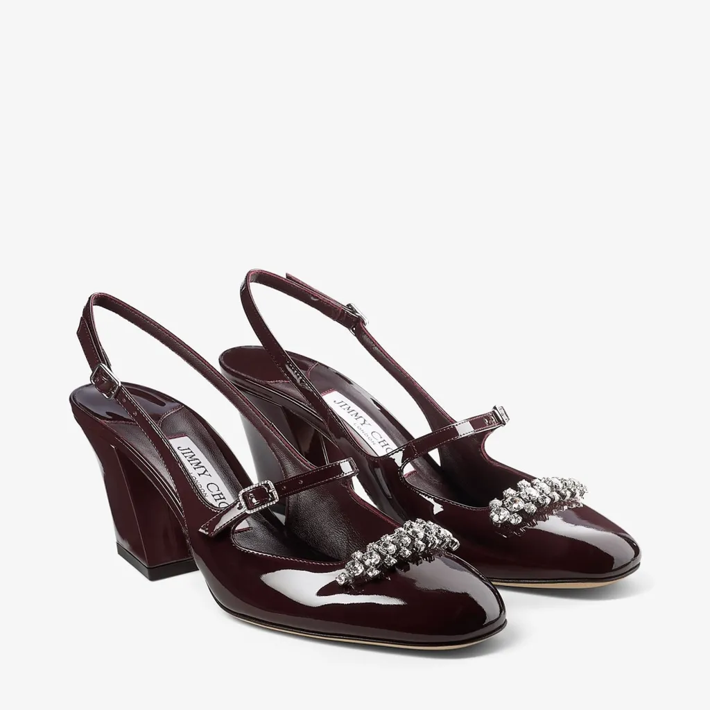Jimmy Choo Belinda Embellished Round Toe Pumps