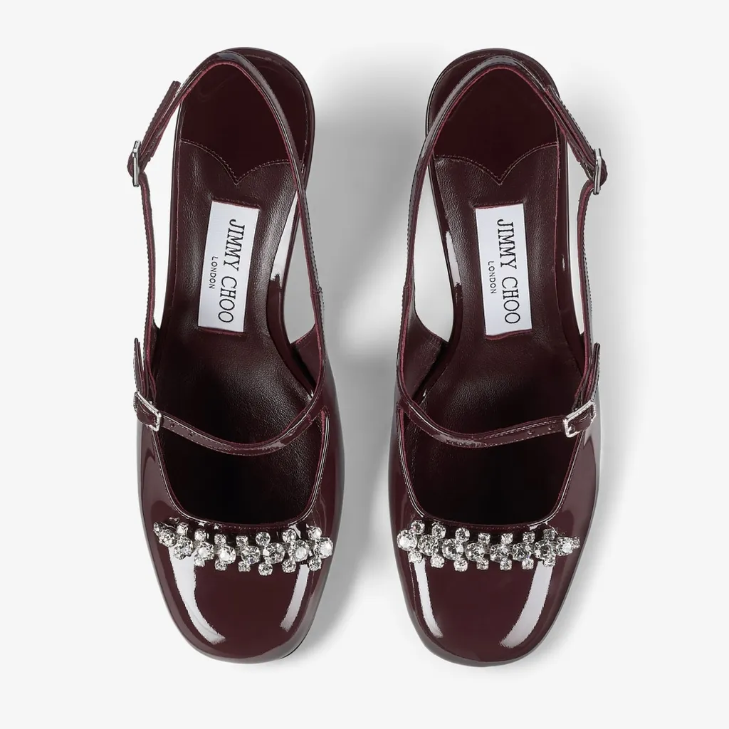 Jimmy Choo Belinda Embellished Round Toe Pumps