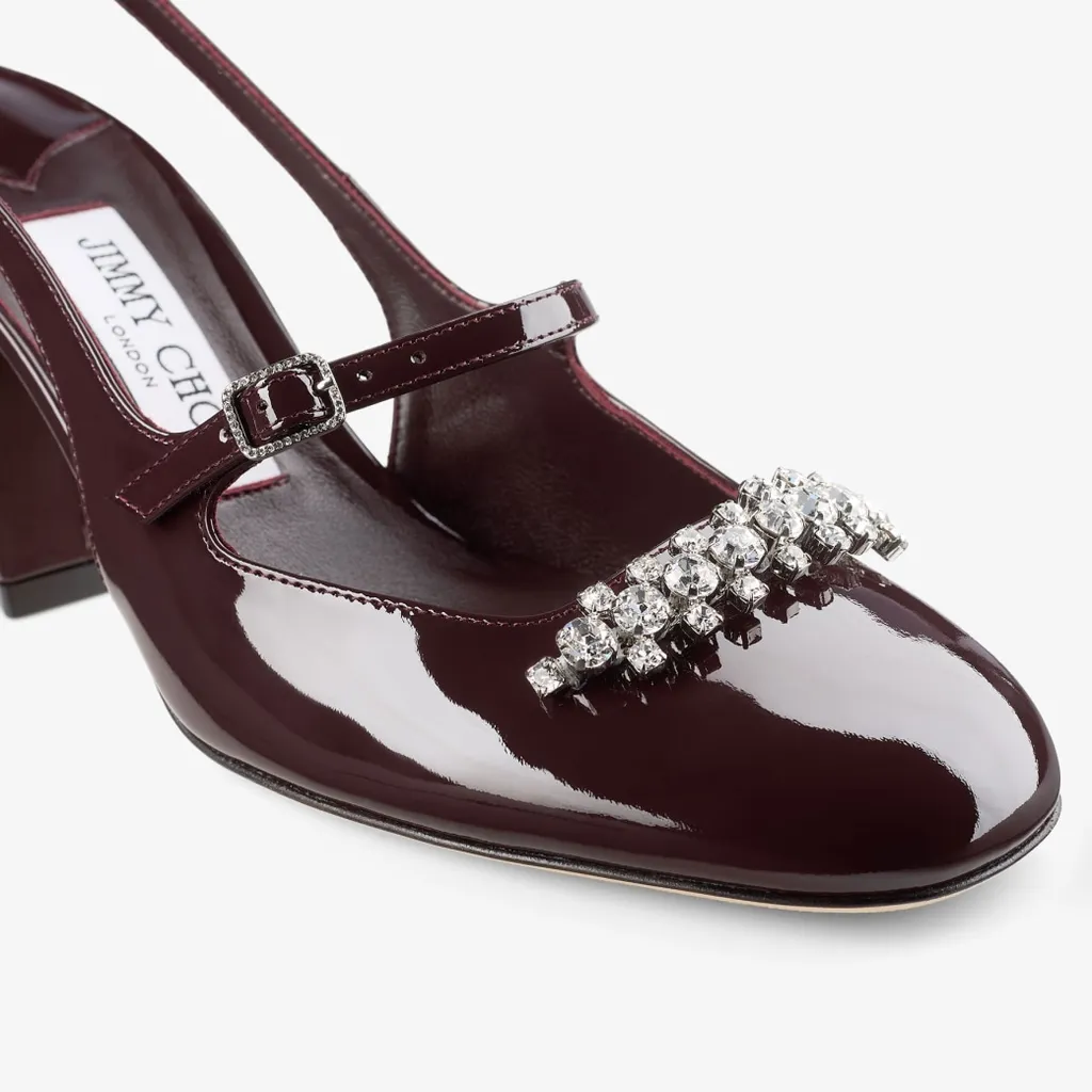 Jimmy Choo Belinda Embellished Round Toe Pumps