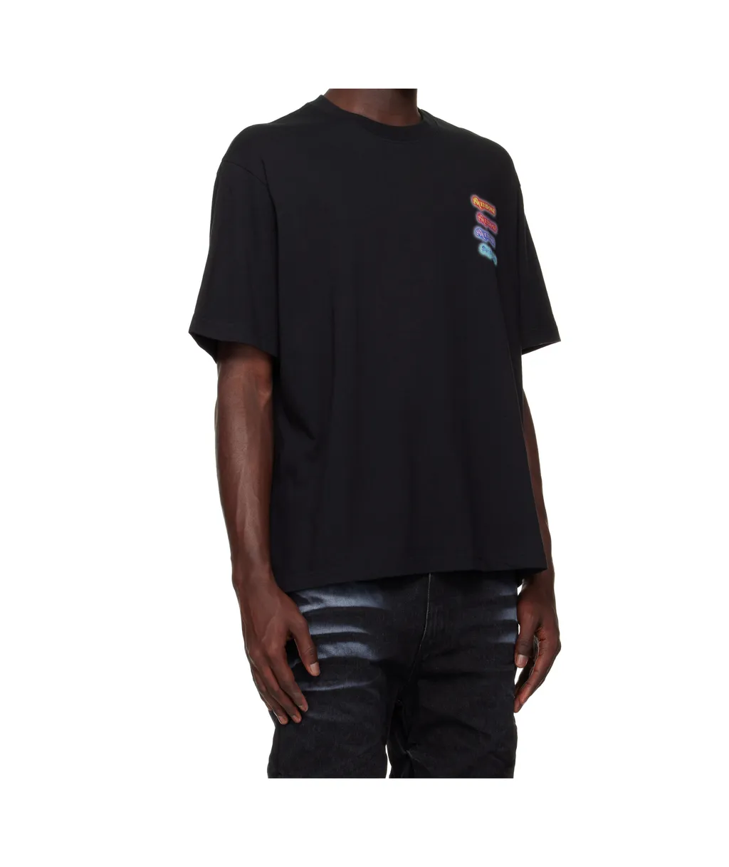 We11Done Graphic-Print Crewneck T-Shirt