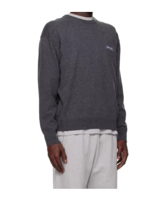 Logo Knit Pullover Sweater