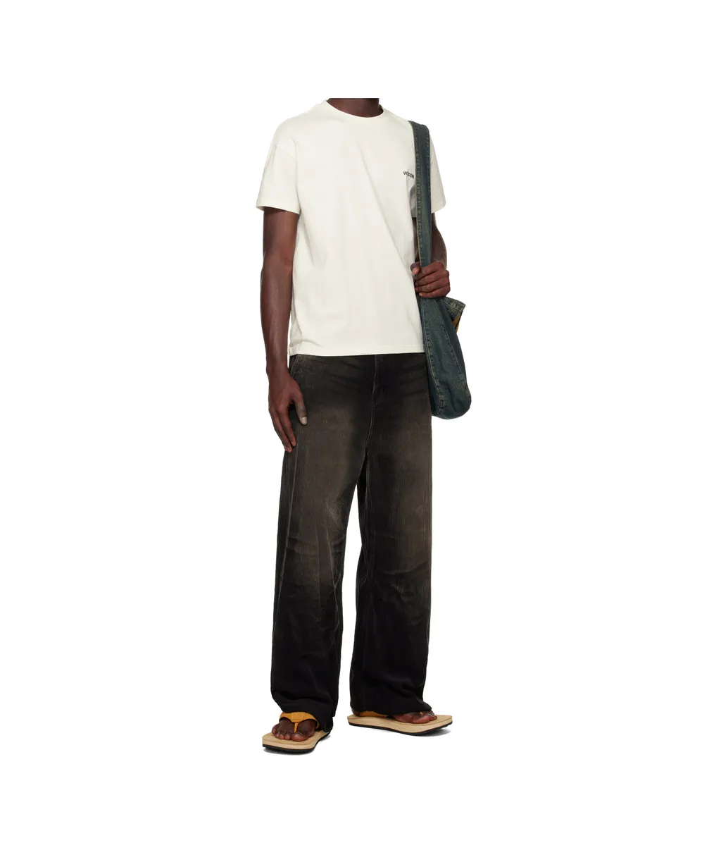 Corduroy Washed-Effect Carpenter Trousers