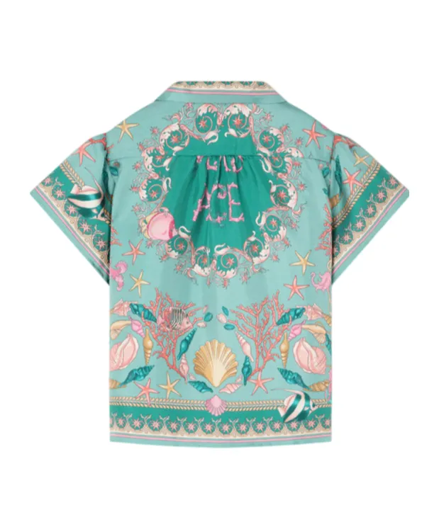 Underwater Barocco Seashell-Print Shirt