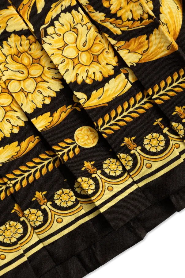 Barocco-Print Sweater Dress