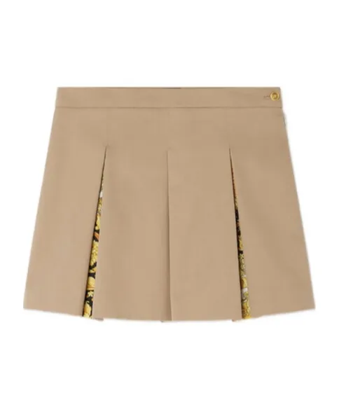 Pleated Miniskirt