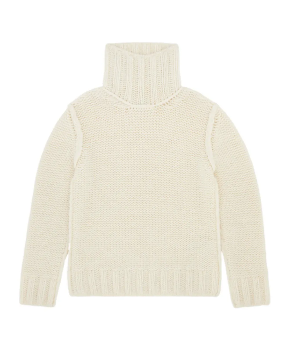 Chunky Wool Turtleneck Jumper