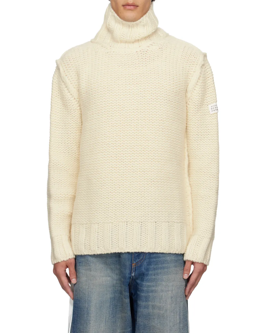 Chunky Wool Turtleneck Jumper