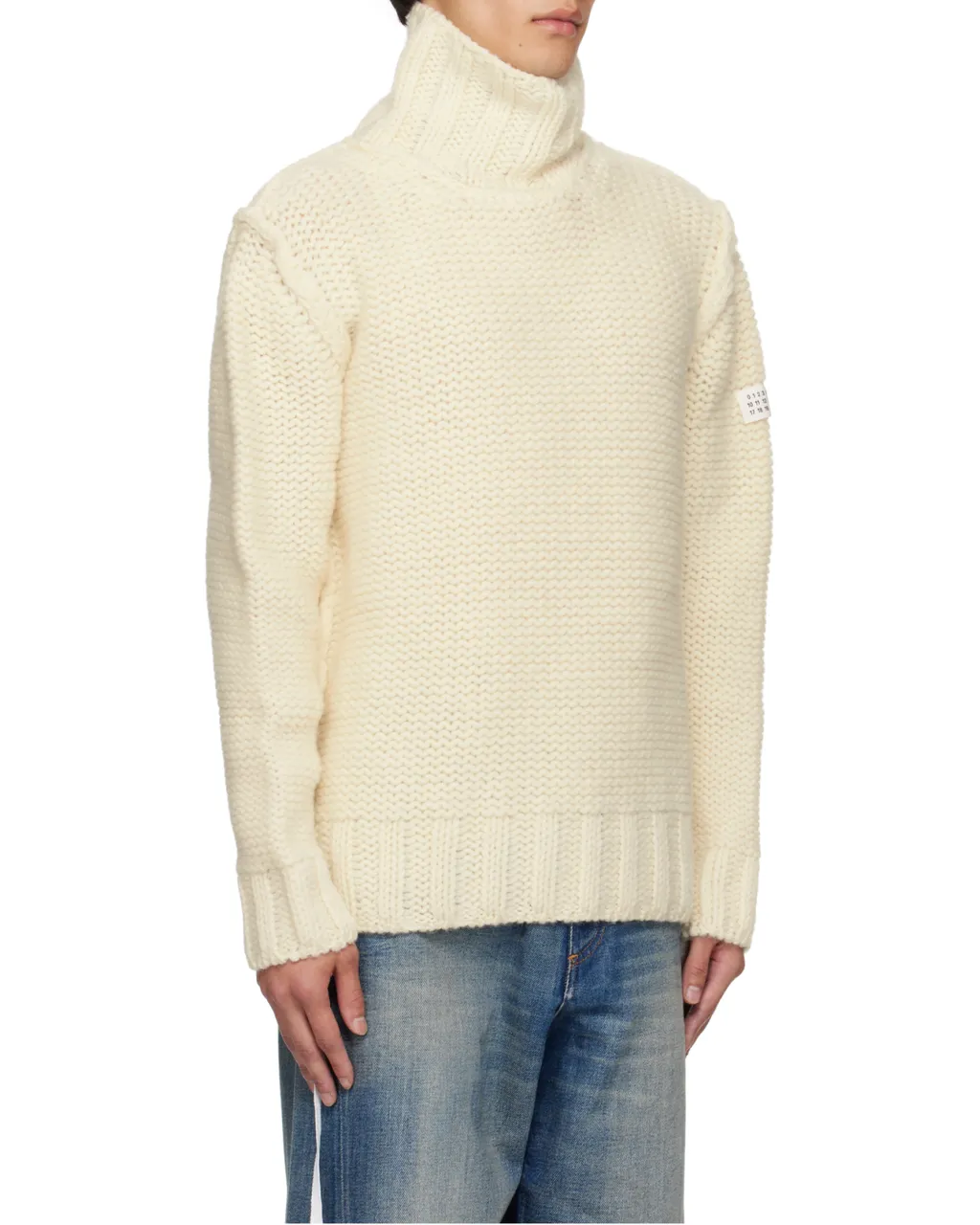 Chunky Wool Turtleneck Jumper