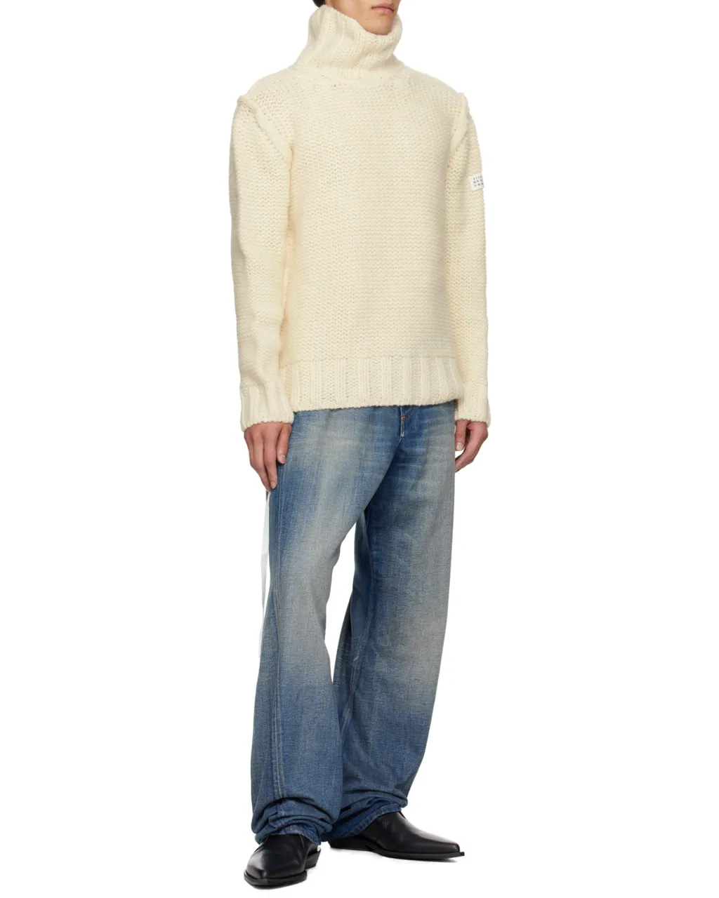 Chunky Wool Turtleneck Jumper