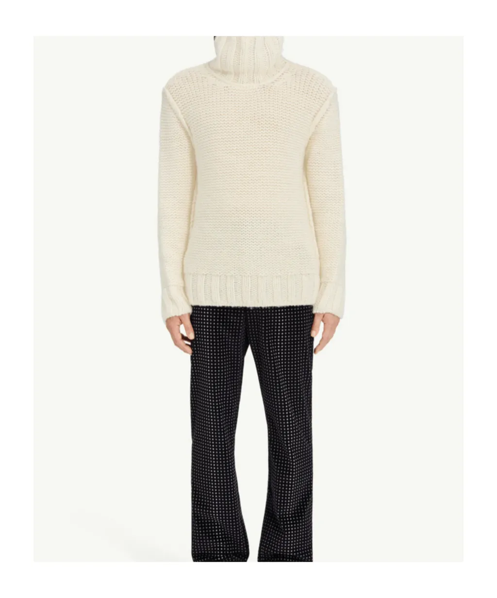 Chunky Wool Turtleneck Jumper
