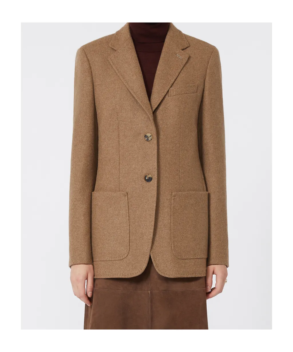 Patch-Pocket Notched Jacket