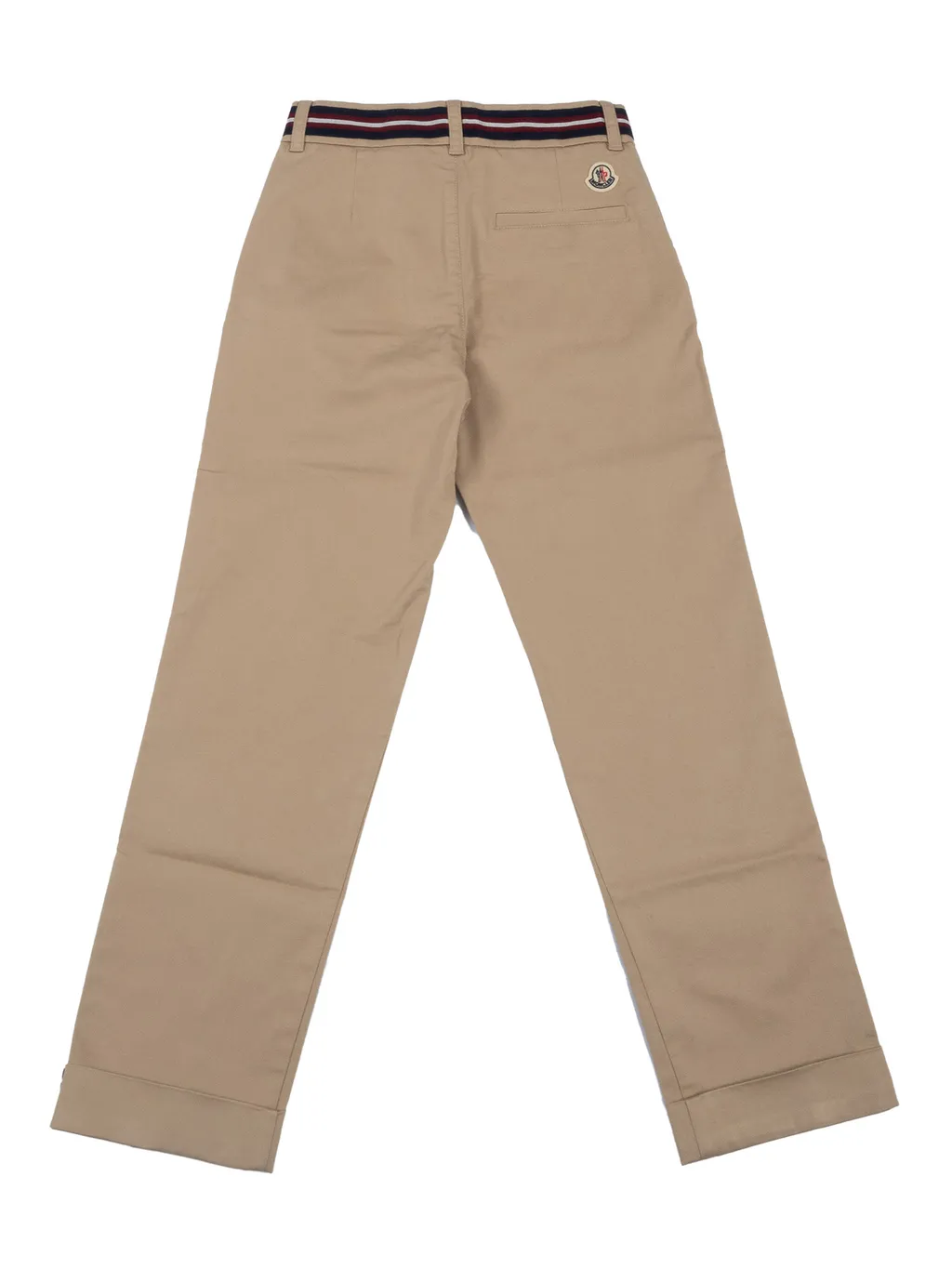 Elastic-Waistband Cuffed Trousers