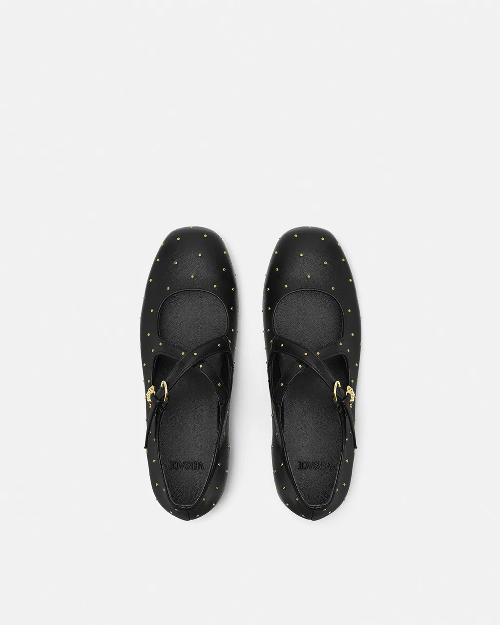 Medusa Studded Ballerinas