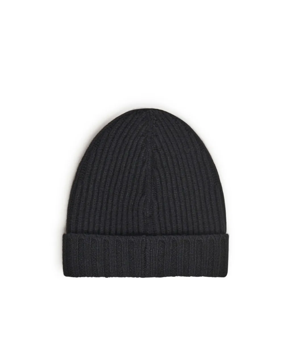 Fay English Rib Beanie Hat