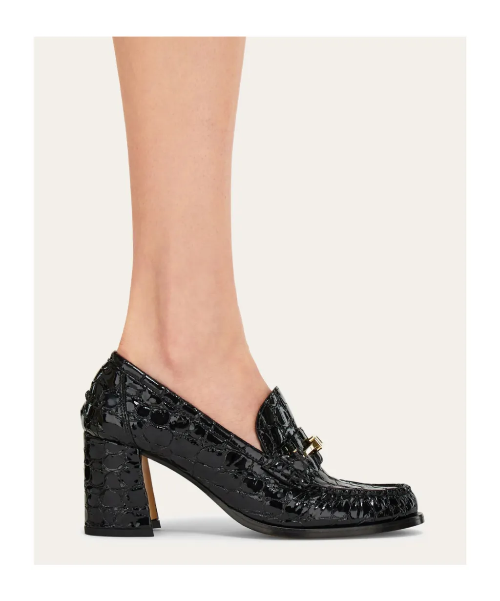 Ferragamo Embossed Heeled Pumps