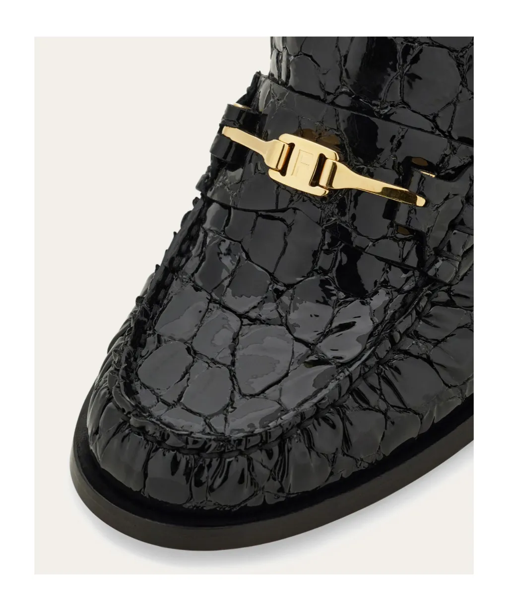 Ferragamo Embossed Heeled Pumps
