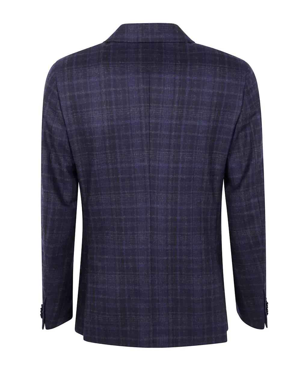Checked Wool Blazer