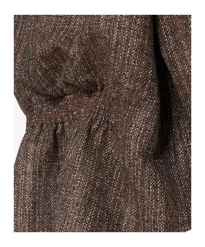 Beige Alpaca And Wool Parka