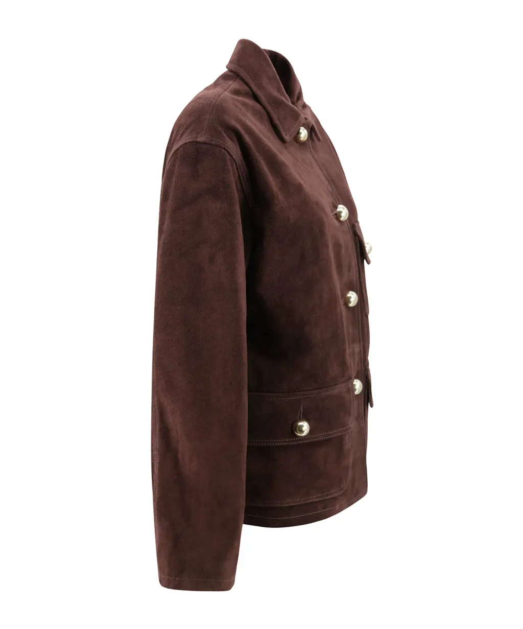 Arma Rosia Suede Jacket