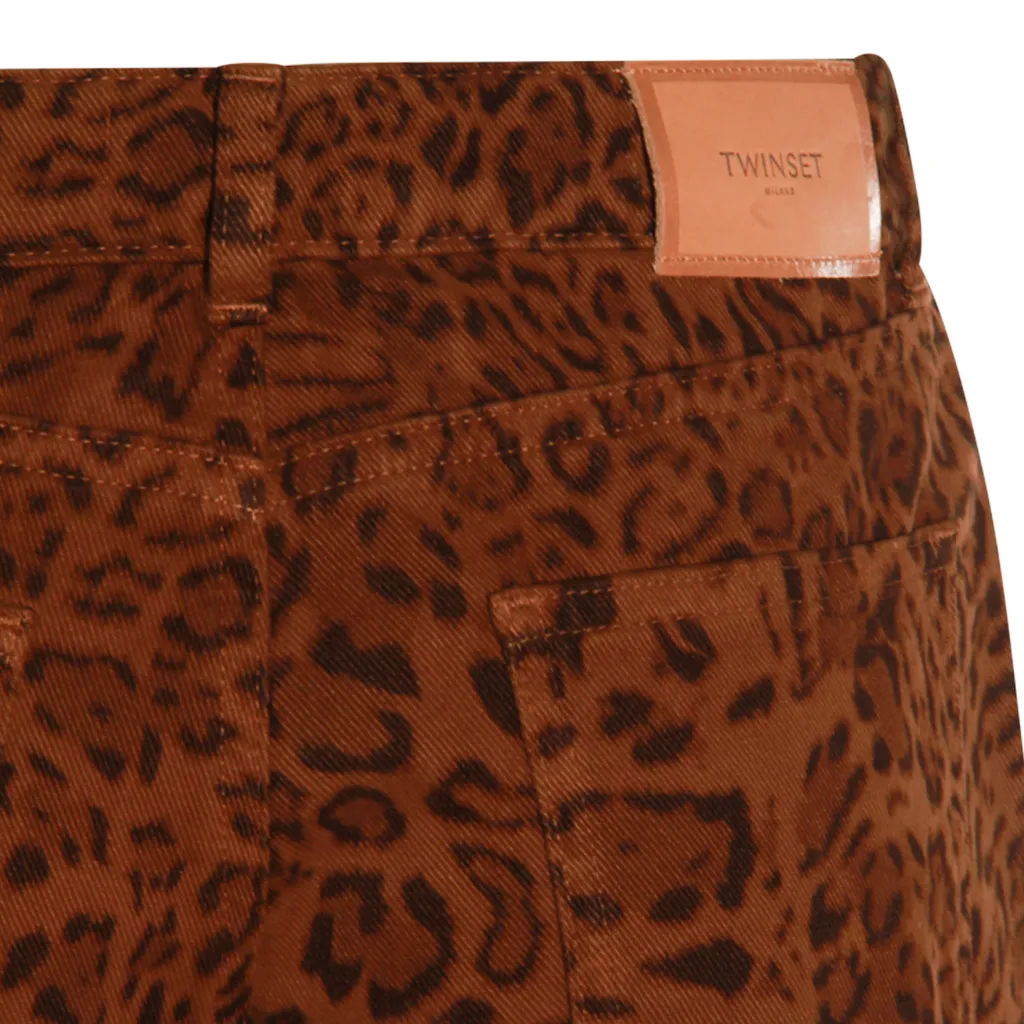 Animal Print Trousers