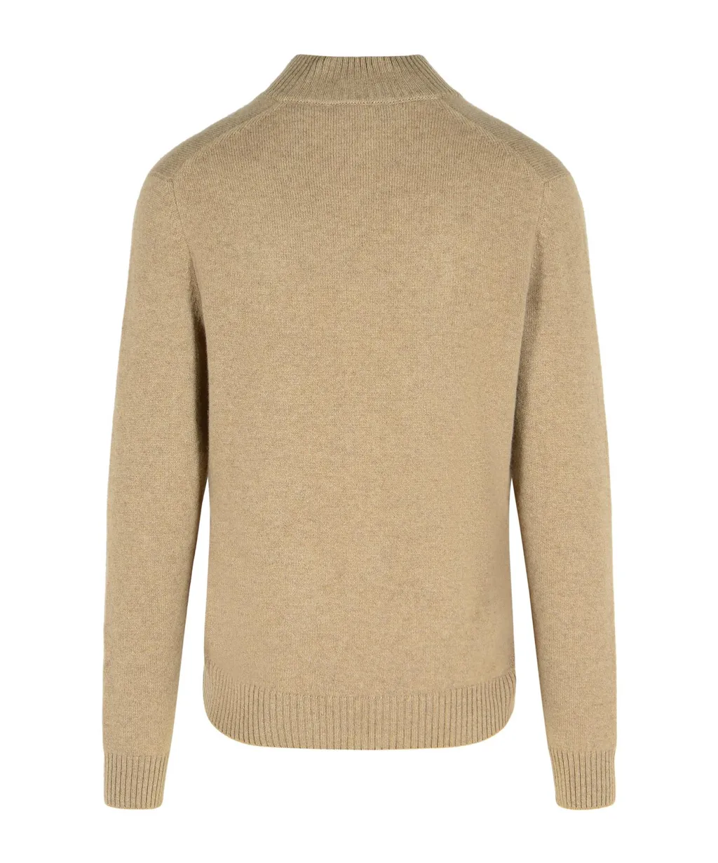 High-Necked Cardigan