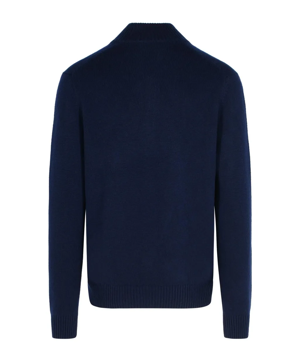 High-Necked Cardigan
