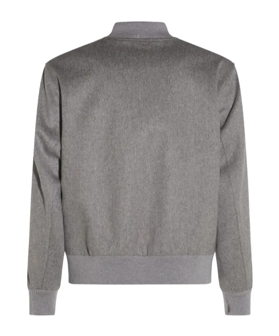 Brushed Wool Jacket In Pure Virgin Wool