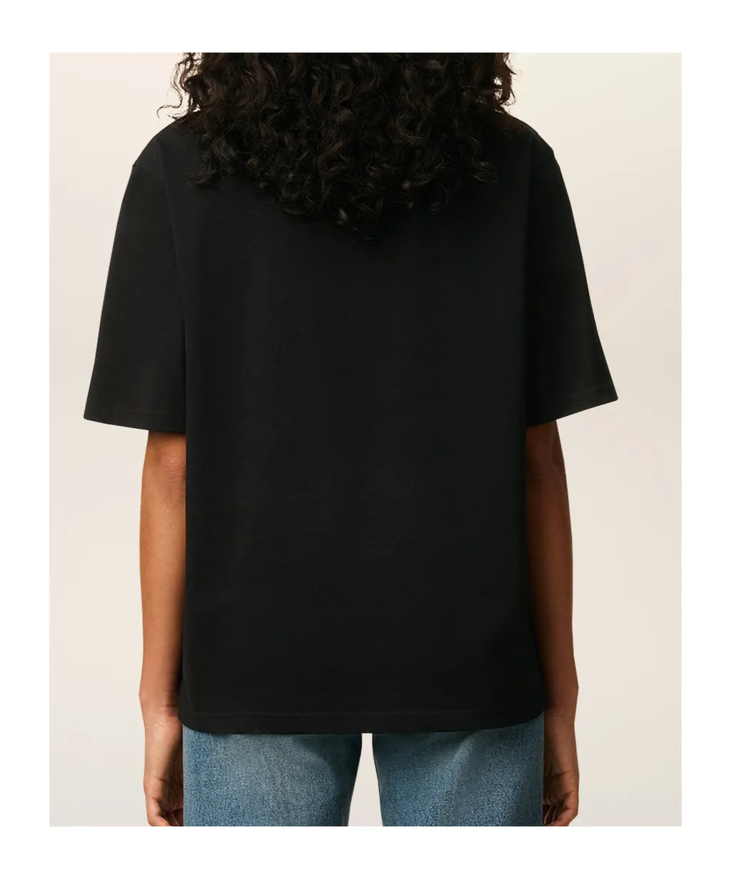 Black Cotton Ami De Coeur T-Shirt