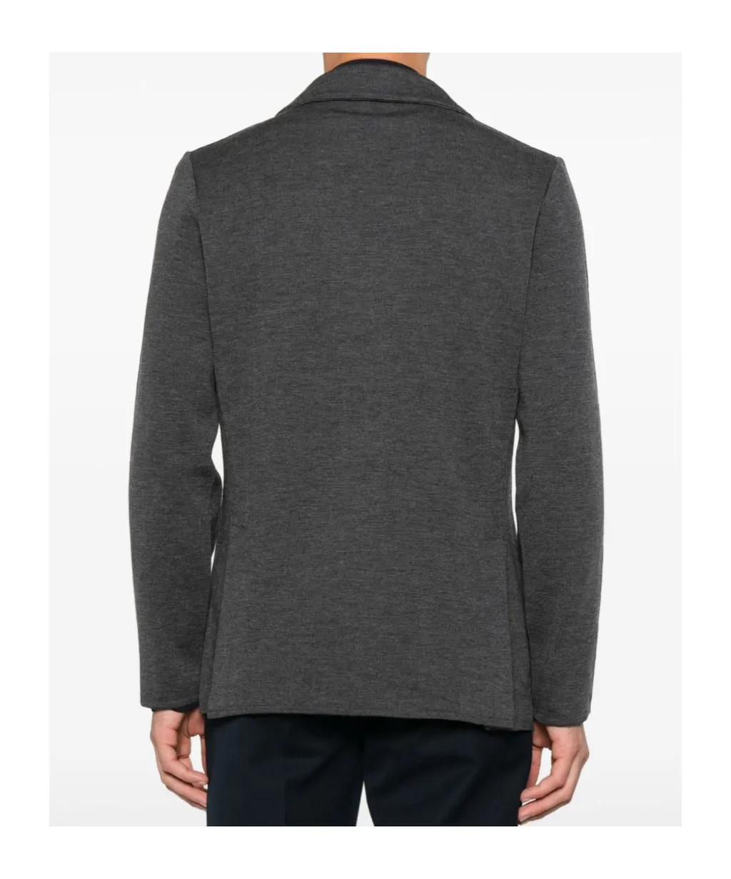 Single-Breasted Knitted Blazer