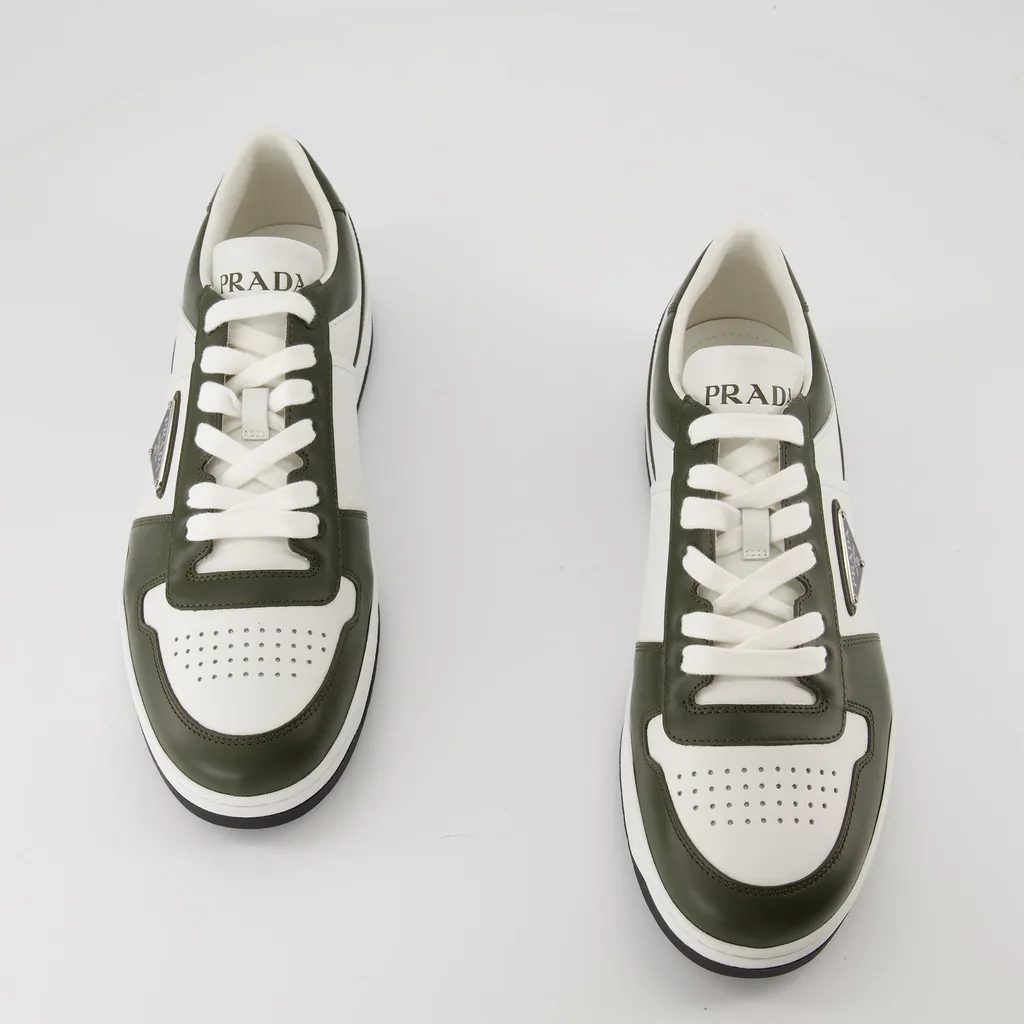 Prada Downtown Lace-Up Sneakers