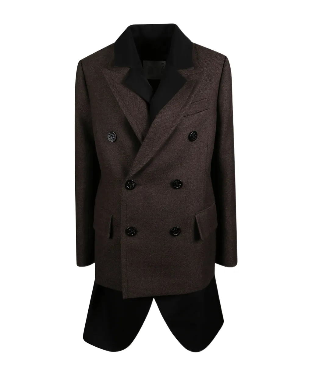 Double-Breasted Wool Coat