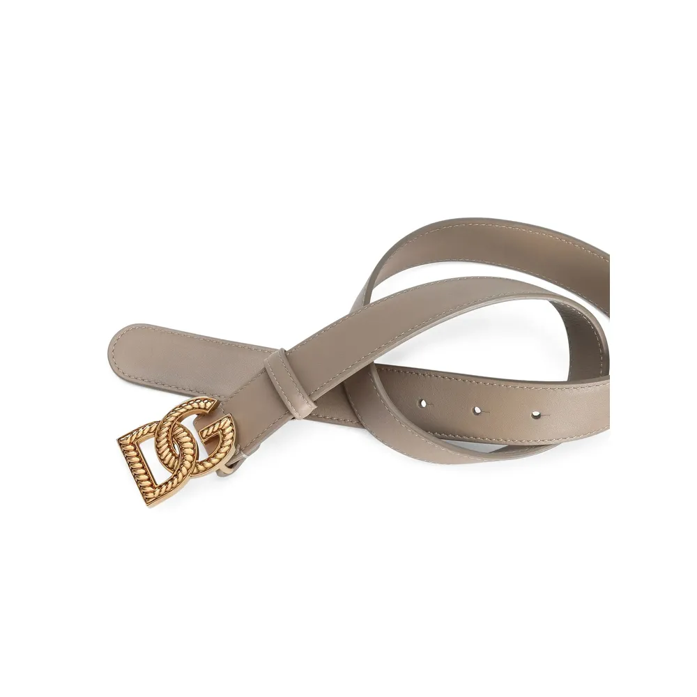 Logo-Buckle Belt