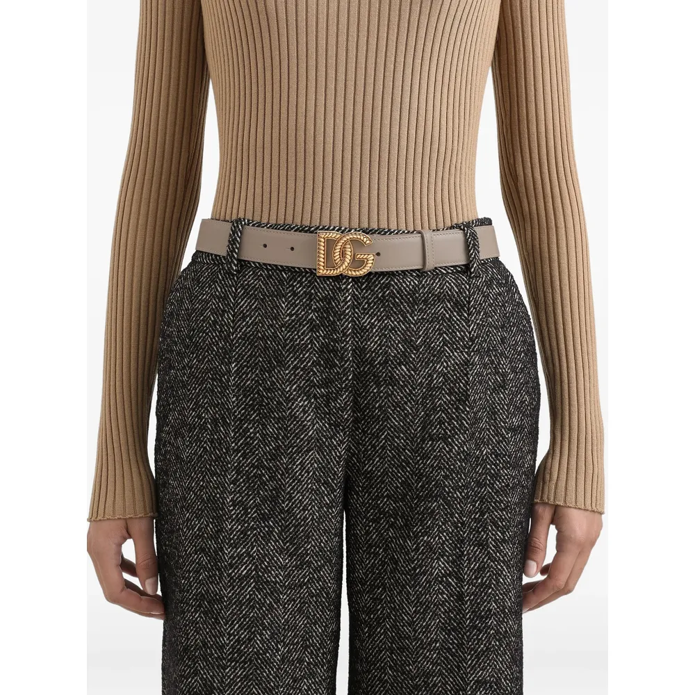 Logo-Buckle Belt