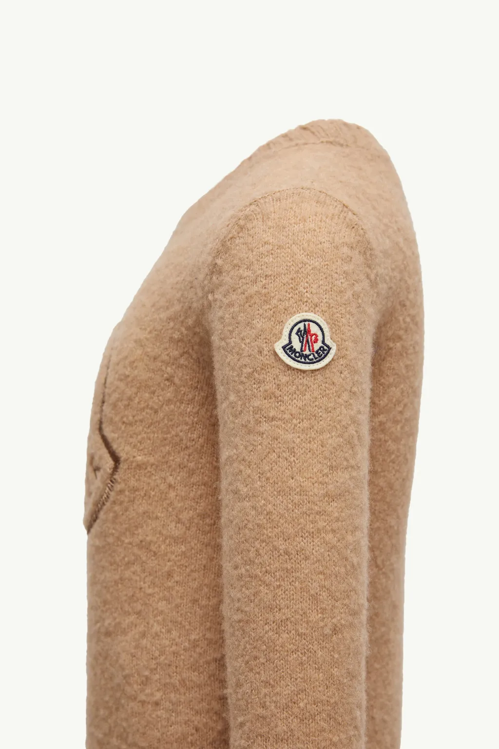 Moncler Enfant Logo Patch Crewneck Jumper