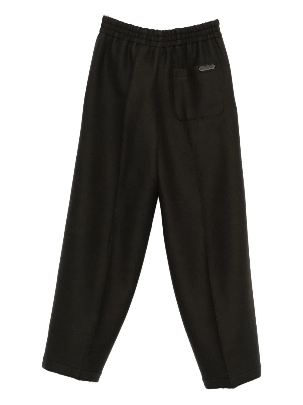Ami Paris Logo Detailed Wide-Leg Trousers