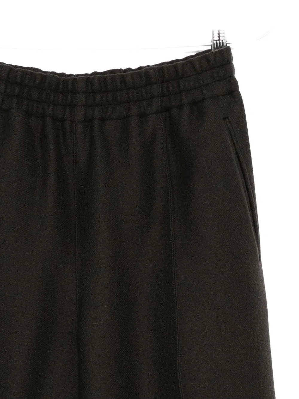 Ami Paris Logo Detailed Wide-Leg Trousers