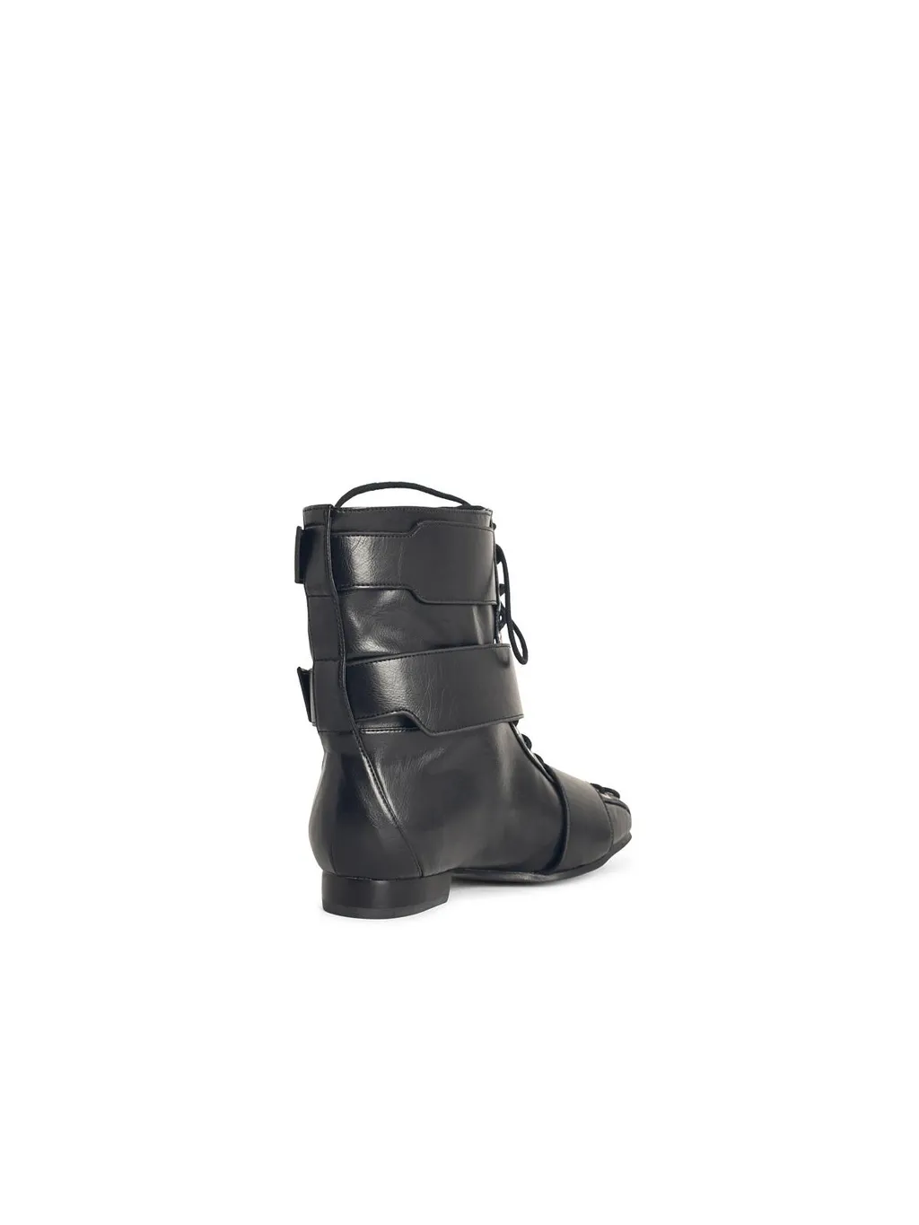 Ganni Buckled Lace-Up Boots