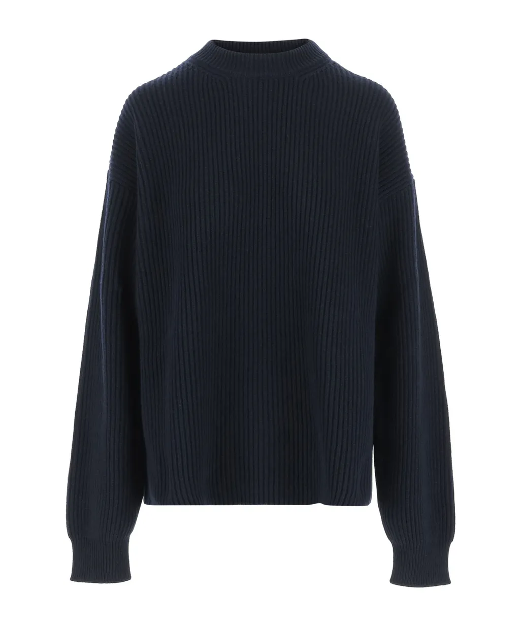 Ribbed Crewneck Sweater