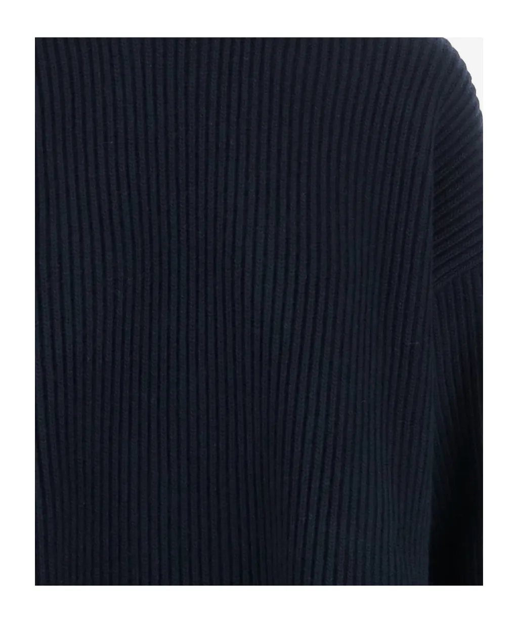 Ribbed Crewneck Sweater